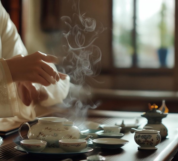 酒店服务员敬茶礼仪完整视频，细节与温度，传递东方待客之道